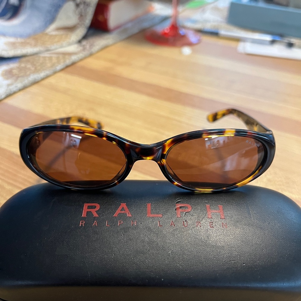 Ralph Lauren Tortoise Sunglasses with Brown Lenses